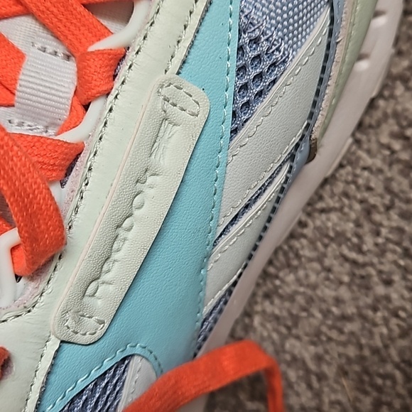 Reebok Classic Sneakers Sz US 10 Blue tones with Orange accents Pre-owned - Picture 9 of 10